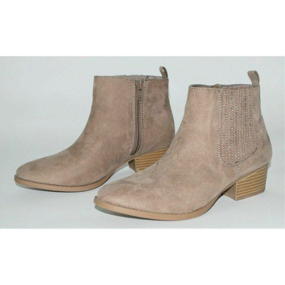 Lauren Conrad Womens Mocha Taupe 114143 Beige Sued